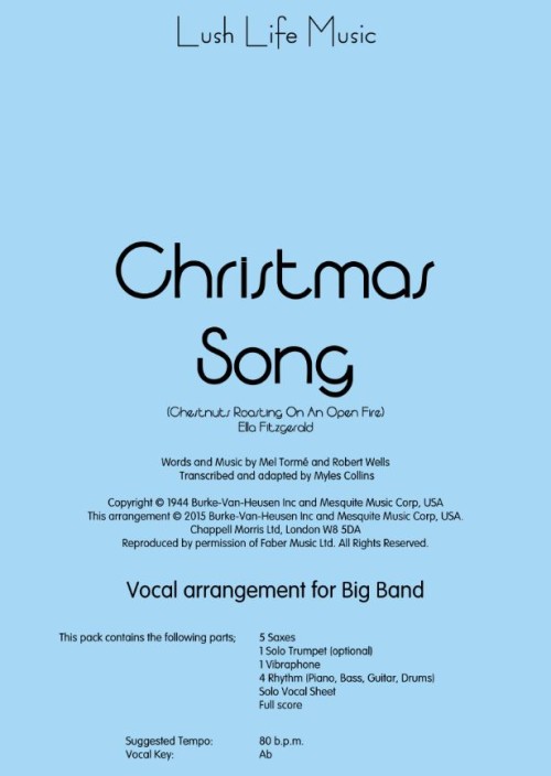 CHRISTMAS SONG (Easy Vocal/Jazz Ensemble)